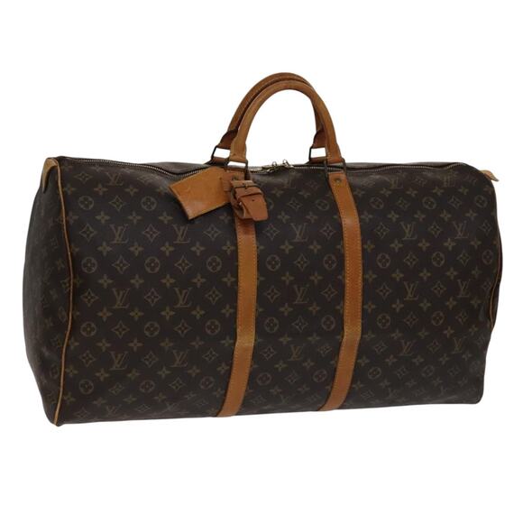 LOUIS VUITTON Monogram Keepall 60 Boston Bag M41422 - Picture 1 of 16